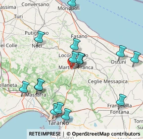 Mappa Via Pietro Biancofiore, 74015 Martina Franca TA, Italia (18.79)