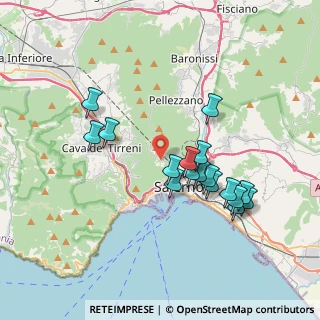 Mappa Strada Provinciale Croce, 84125 Salerno SA, Italia (3.66059)