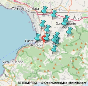 Mappa Via Calcarella, 80053 Castellammare di Stabia NA, Italia (2.99)