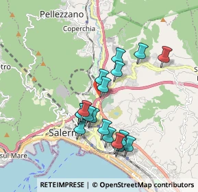 Mappa Via Pagano Mario, 84135 Salerno SA, Italia (1.74889)