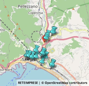 Mappa Via Pagano Mario, 84135 Salerno SA, Italia (1.72105)