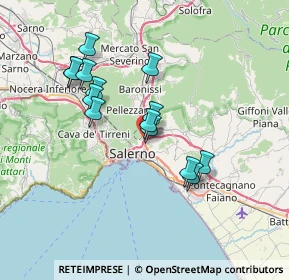 Mappa Via Capone Cristoforo, 84135 Salerno SA, Italia (6.695)