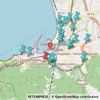 Mappa Via Pace, 80053 Castellammare di Stabia NA, Italia (1.0465)