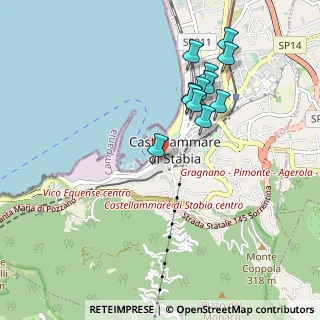 Mappa Via Pace, 80053 Castellammare di Stabia NA, Italia (0.97167)