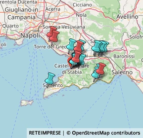 Mappa Strada Santa Caterina, 80053 Castellammare di Stabia NA, Italia (8.3345)