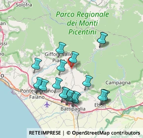 Mappa Via Budetta, 84096 Montecorvino Rovella SA, Italia (8.027)