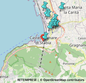 Mappa Via Nuova, 80053 Castellammare di Stabia NA, Italia (1.86)