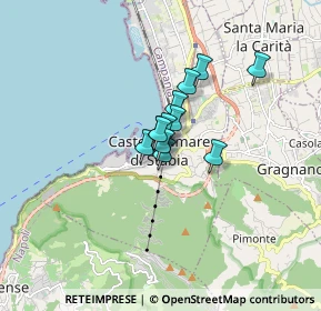 Mappa Vico Rivo, 80053 Castellammare di Stabia NA, Italia (0.90083)