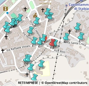 Mappa Salita San Croce, 80053 Castellammare di Stabia NA, Italia (0.14583)