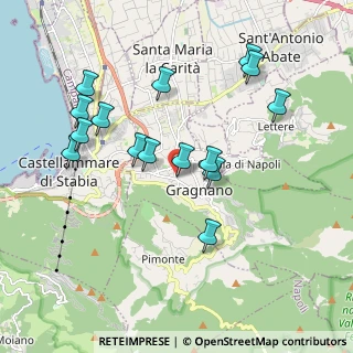 Mappa Via S. Caterina, 80054 Gragnano NA, Italia (2.058)