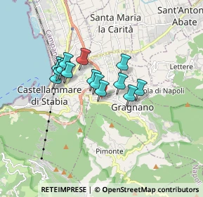 Mappa Via Castellammare, 80054 Gragnano NA, Italia (1.31429)