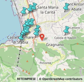 Mappa Via Castellammare, 80054 Gragnano NA, Italia (2.17714)