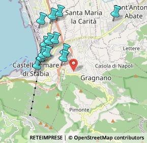 Mappa Via Castellammare, 80054 Gragnano NA, Italia (2.16385)