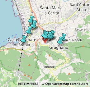 Mappa Via Castellammare, 80054 Gragnano NA, Italia (1.18429)