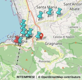 Mappa Via Castellammare, 80054 Gragnano NA, Italia (1.95083)