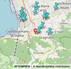 Mappa Via Castellammare, 80054 Gragnano NA, Italia (2.10846)
