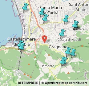 Mappa Via Castellammare, 80054 Gragnano NA, Italia (2.61571)