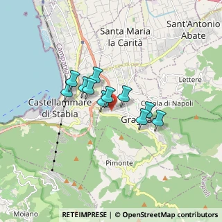 Mappa Via Cupa Perillo, 80054 Gragnano NA, Italia (1.24091)