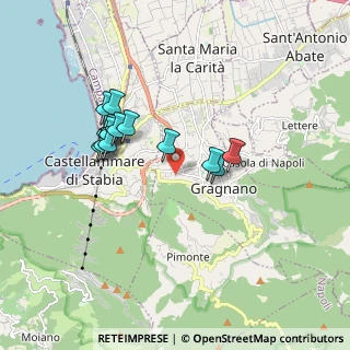 Mappa Via Cupa Perillo, 80054 Gragnano NA, Italia (1.695)