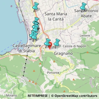 Mappa Via Cupa Perillo, 80054 Gragnano NA, Italia (2.20083)