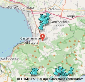 Mappa Via Castellammare, 80054 Gragnano NA, Italia (6.4255)