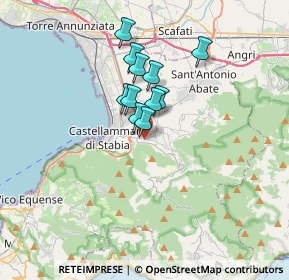 Mappa Via Castellammare, 80054 Gragnano NA, Italia (2.52727)