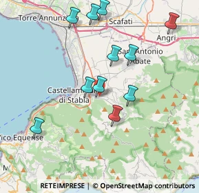 Mappa Via Castellammare, 80054 Gragnano NA, Italia (4.17364)