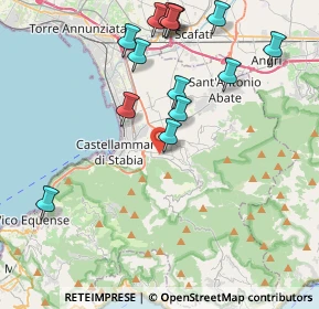 Mappa Via Castellammare, 80054 Gragnano NA, Italia (4.75857)