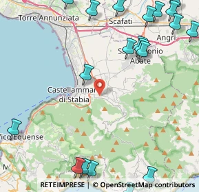 Mappa Via Castellammare, 80054 Gragnano NA, Italia (6.8725)