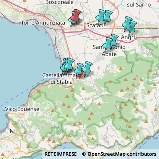 Mappa Via Cupa Perillo, 80054 Gragnano NA, Italia (4.358)