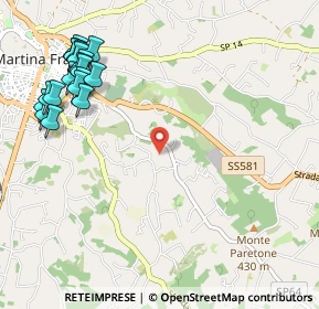 Mappa Via Paretone, 74015 Martina Franca TA, Italia (1.4725)