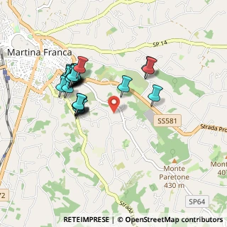 Mappa Via Paretone, 74015 Martina Franca TA, Italia (0.95357)