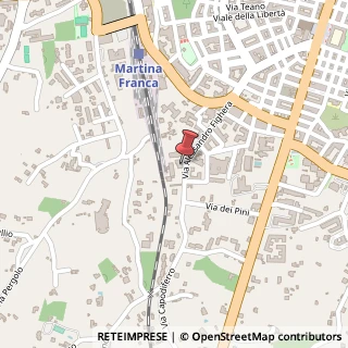 Mappa Via Alessandro Fighera, 96, 74015 Martina Franca, Taranto (Puglia)