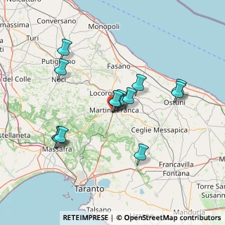 Mappa Via Lorenzo d'Arcangelo, 74015 Martina Franca TA, Italia (14.38231)