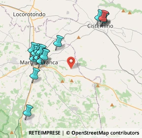 Mappa Via Vecchia Ceglie, 74015 Martina Franca TA, Italia (4.79294)