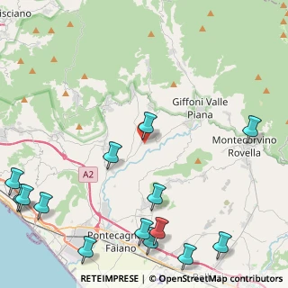 Mappa Via Toppola, 84090 Giffoni sei Casali SA, Italia (6.91714)