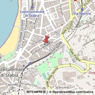 Mappa Via Regina Margherita, 121A, 80053 Castellammare di Stabia, Napoli (Campania)
