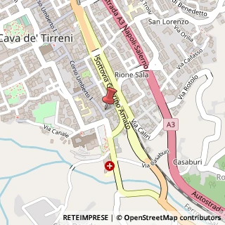 Mappa Via Bernardo Quaranta, 12, 84013 Cava de' Tirreni, Salerno (Campania)