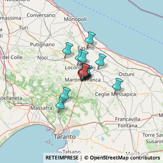 Mappa Strada Provinciale Taranto, 74015 Martina Franca TA, Italia (7.37357)