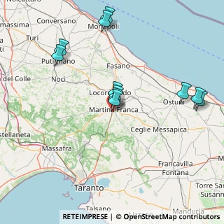 Mappa Strada Provinciale Taranto, 74015 Martina Franca TA, Italia (16.85091)