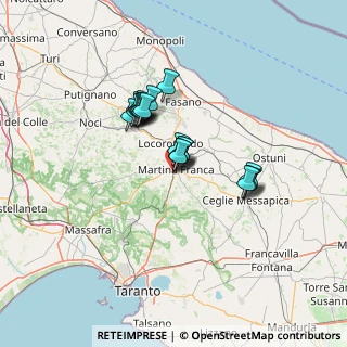 Mappa Strada Provinciale Taranto, 74015 Martina Franca TA, Italia (10.5855)