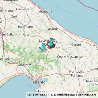 Mappa Strada Provinciale Taranto, 74015 Martina Franca TA, Italia (37.7775)