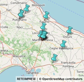 Mappa VIA ALESSANDRO FIGHERA IV, 74015 Martina Franca TA, Italia (11.55786)