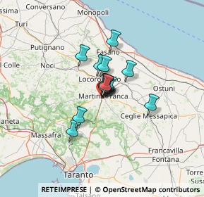 Mappa IV Traversa Prol. Via Al. Fighera, 74015 Martina Franca TA, Italia (7.37357)