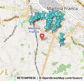 Mappa VIA ALESSANDRO FIGHERA IV, 74015 Martina Franca TA, Italia (0.466)