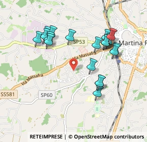 Mappa Via Eva Aquaro, 74015 Martina Franca TA, Italia (1.023)