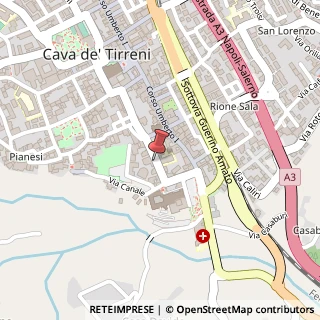 Mappa Via XXIV Maggio, 23, 84013 Cava de' Tirreni, Salerno (Campania)