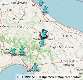 Mappa Via Giuseppe Guglielmi - II Traversa, 74015 Martina Franca TA, Italia (11.41167)