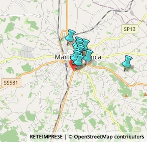 Mappa Via Taranto, 74015 Martina Franca TA, Italia (0.92182)