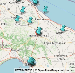 Mappa Via Taranto, 74015 Martina Franca TA, Italia (22.896)